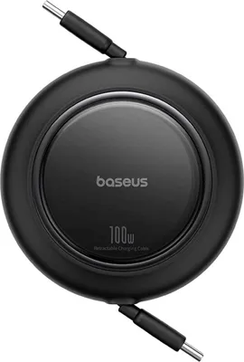 Immagine prodotto di Baseus Free2Pull mini cavo dati USB-C/USB-C 1,5 m 100W nero