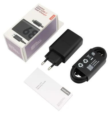 Produktbild von Lenovo 68W USB-C Wall Charger, Drinnen, AC, Schwarz