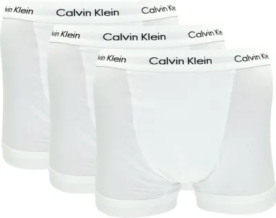 Produktbild von Calvin Klein 3-teilige Herren-Boxershorts Baumwolle Weiß M