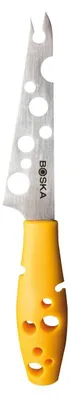 Produktbild von Boska Käsemesser für Halbweichen Käse Mini Cheesy/Käsemotiv/Kunststoff/Edelstahl/Gelb/Silber