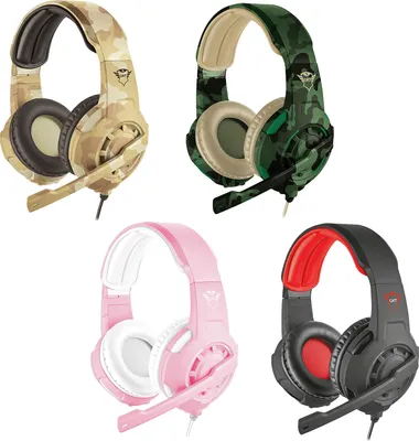 Produktbild von Trust Gaming Headset GXT310, inkl. Mikrofon, kabelgebunden, 3,5 mm Klinkenstecker