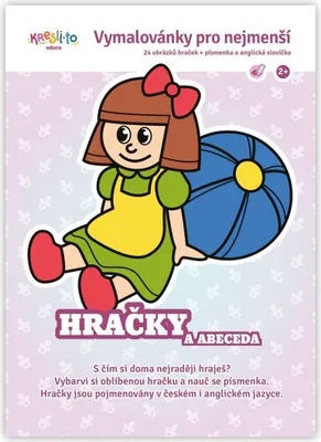 Obrázok produktu pre Vymaľovánky pre najmenších / Moje hračky a abeceda