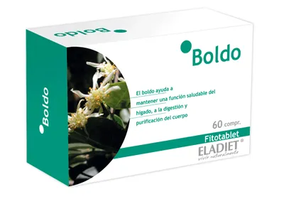 Productafbeelding van Eladiet Boldo Fitotabletten, 60 tabletten
