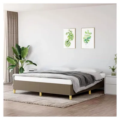 Produktbild von Bettgestell Taupe 180x200 cm ohne Matratze