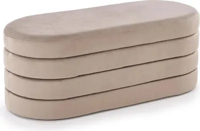 Produktbild von Bank mit Aufbewahrungsfunktion Calpi Beige
