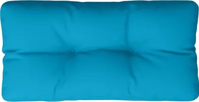 Image de vidaXL Coussin pour palette bleu clair 80x40x12 cm Tissu