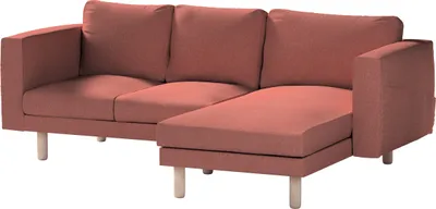 Produktbild von Dekoria Bezug für Norsborg 3-Sitzer Sofa mit Recamiere, cognac braun, Norsborg Bezug für 3-Sitzer Sofa mit Recamiere
