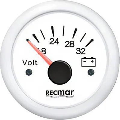 Produktbild von Recmar Voltmeter 8-32v Silber  Silber One Size