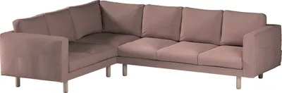 Produktbild von Dekoria Bezug für Norsborg 5-Sitzer Ecksofa, altrosa, Norsborg 5-Sitzer Ecksofabezug