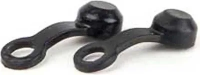 Produktbild von Elvedes Shimano Nippelkappen Entlüften 10 Einheiten Schwarz  Schwarz One Size