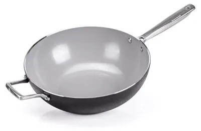 Zdjęcie produktu dla Moneta Armonia, Okrągły, Wok/Patelnia do mieszania, Czarny, Szary, Finegres, Armonia, Aluminium