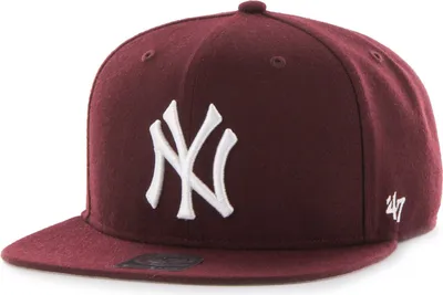 Produktbild von 47 Brand Snapback Cap - NO SHOT New York Yankees maroon