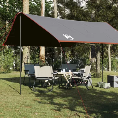 Produktbild von Möbel Tarp Grau und Orange 430x380x210 cm Wasserdicht - Campingzelte 94681