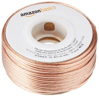Productafbeelding van AmazonBasics SW100FT, koper, 30 meter, transparant
