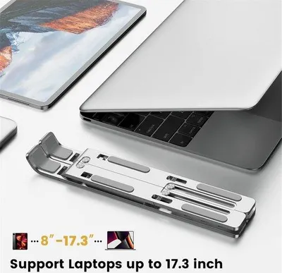 Zdjęcie produktu dla Uchwyt do laptopa, antypoślizgowy – uchwyt do laptopa, ergonomiczne podstawki pod laptopa