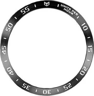 Zdjęcie produktu dla INF Pierścień ze stali nierdzewnej do Samsung Galaxy Watch8 Classic 46mm biały+czarny