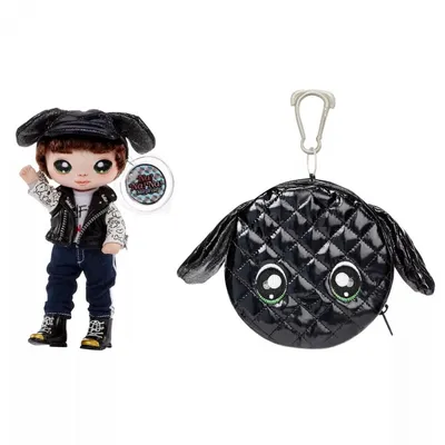 Produktbild von Na! Na! Na! Surprise 2-in-1 Pom Doll Glam Series - Maxwell Dane, Mini-Puppe, Männlich, Mädchen, Mehrfarbig