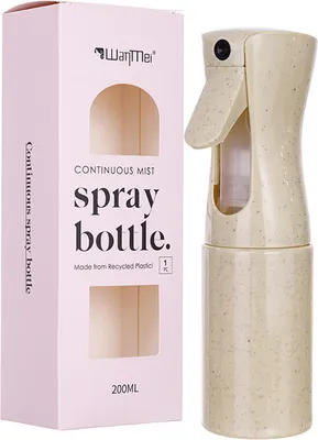 Produktbild von INF 200 ml Sprühflasche aus Weizenstroh – Pulverdose in Erdgelb