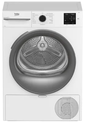 Produktbild von Beko BM3T37210W1 Wärmepumpentrockner 7kg Multifunktionsdisplay 15Programme