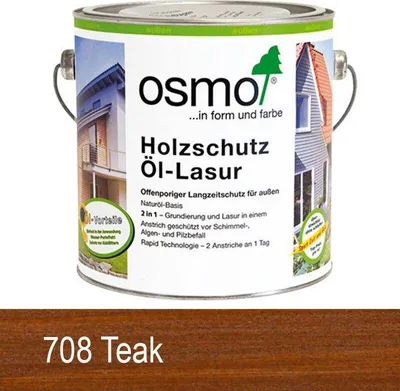 Produktbild von Osmo Holzschutz Öl-Lasur Teak 2,50 l - 12100014