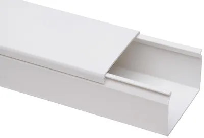 Produktbild von Kabelkanal 2 m, 60 x 40 mm, weiß