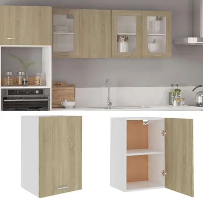 Produktbild von vidaXL Hängeschrank Lyon Sonoma-Eiche 39,5x31x60 cm Holzwerkstoff