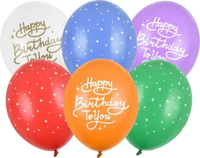 Obrázok produktu pre Balóny 30cm HappyBirthday To Youmix A6 99200