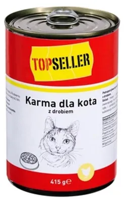 Obrázok produktu pre Karma dla kota z drobiem TOPS 415 g