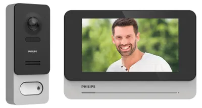 Zdjęcie produktu dla Bezprzewodowy kolorowy wideodomofon PHILIPS WelcomeEye, 1 920 x 1 080 pikseli (Full HD)