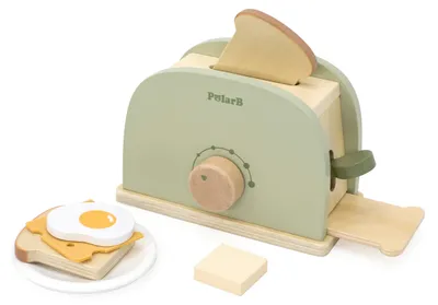 Produktbild von PolarB Toaster Set, 3 Jahr(e), Holz, Mehrfarbig