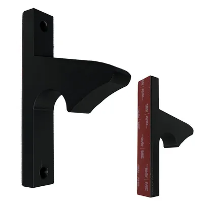 Produktbild von Türfeststeller Türstopper - Schwarz - Praktischer Bodentürstopper