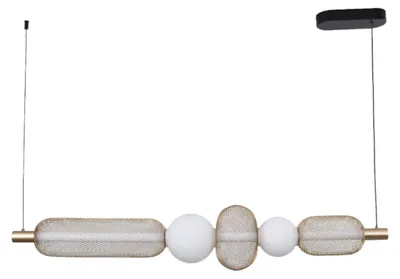 Produktbild von ZUMALINE LED-Pendelleuchte 3200 lm 3000-5700K Gold SAAR MD2596-5B-3BGT