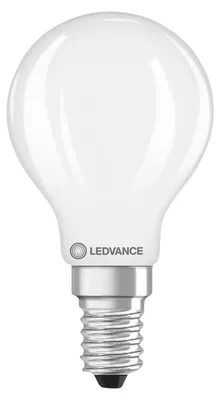 Produktbild von LEDV LED Tropfen 3,4-40W/827 470lm E14 Filament matt 300° EEK D