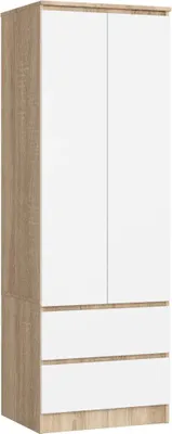 Immagine prodotto di Armadio con cassetti 60 cm WREN - rovere sonoma / bianco
