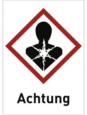 Produktbild von Dreifke® Aufkleber Ernste Gesundheitsgefahr (GHS 08) Achtung, Folie, 26x37 mm...