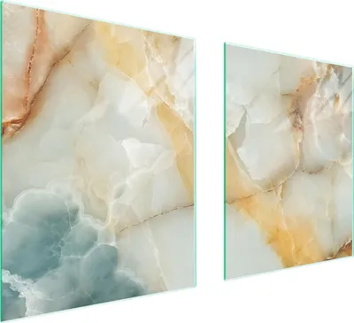 Produktbild von Glasschutzplatte Für Herd 85X52 Marmor