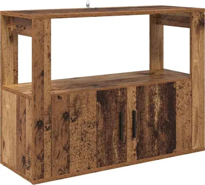 Produktbild von Möbel Sideboard - elegante Design - Mehrzweckschrank - Altholz 80 x 30 x 60 cm Holzwerkstoff - Kommoden CLORIS2313817