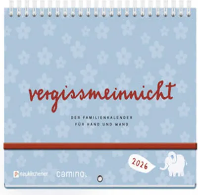 Immagine prodotto di vergissmeinnicht 2026 - Il calendario familiare da tavolo e da parete