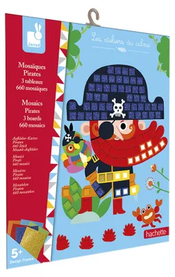 Immagine prodotto di Giocattolo a mosaico Janod - set di artigianato piratesco per bambini