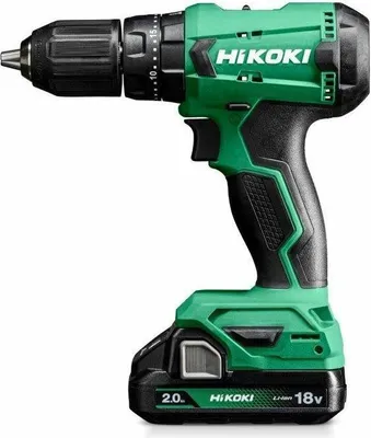 Immagine prodotto di HIKOKI DV18DAWCZ Trapano a percussione con batteria ricaricabile (in valigetta) (2.0) 18 V, colore verde