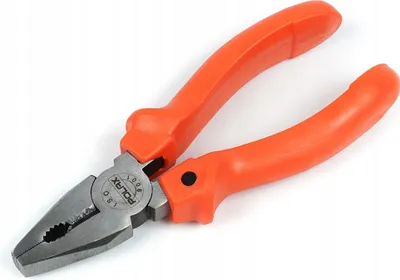 Zdjęcie produktu dla Kombinerki szczypce uniwersalne uchwyty plastikowe Cr-V 160 mm Polax