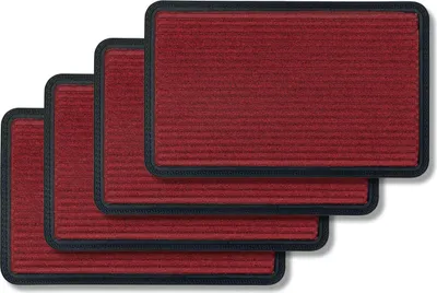 Immagine prodotto di Astra Tappetino esterno BORDER STAR SET DA 4 Rosso 40 x 60 cm