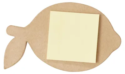Produktbild von Décopatch 3x Notizblock Zitrone mit Magnet AC937C