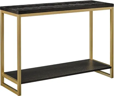 Produktbild von OXM Couchtische Seville Schwarz/Gold 110 x 78 x 40 cm, hölzern