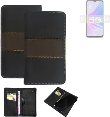 Produktbild von K-S-Trade Hülle Handyhülle kompatibel mit Oppo A56s 5G Schutzhülle Walletcase Bookstyle Tasche Schutz Case Handytasche Wallet Cover Kunstleder