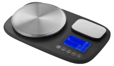 Zdjęcie produktu dla Waga kuchenna cyfrowa podwójna platformy 0 1 g 10 kg