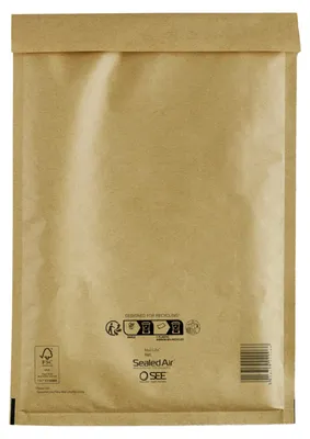Produktbild von Sealed Air Mail Lite Gold B gepolsterte Versandtasche - Havanna - 12x21 cm (Packung 10 Stück)