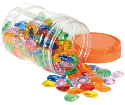 Immagine prodotto di EDUPLAY 120974 Gioielli in acrilico, 144 pezzi (1 set)