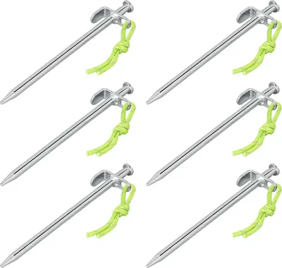 Produktbild von 6x Felsbodenhering 20cm L-Haken Ø9mm