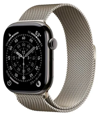 Immagine prodotto di Cinturino per Apple Watch 49/46/45/44 mm, Crong Milano Steel Band, Champagne